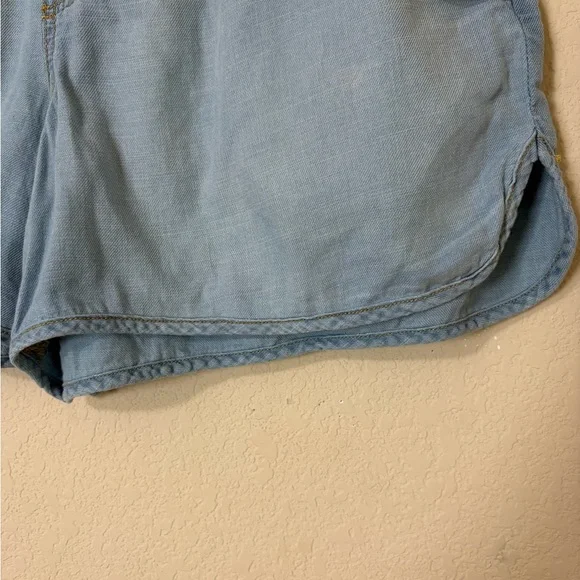 Urban Outfitters BDG Adriane Light Blue Relaxed Drawstring Shorts Size Large NWT - Picture 4 of 16